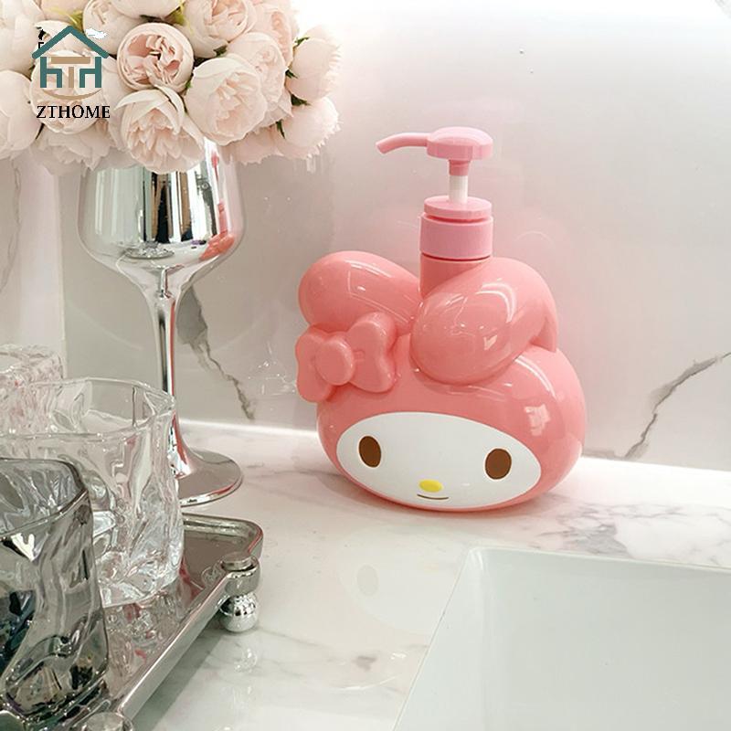 [ZTHOME] 900ml Chai Xà Phòng Sanrio Kuromi Kawaii My Melody Dầu Gội Tắm Sữa Sub-Bottle Lotion Press 