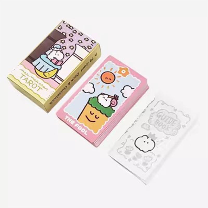 12x7cm MokChan Tarot English Board Game Card Game MokMokChan Tarot