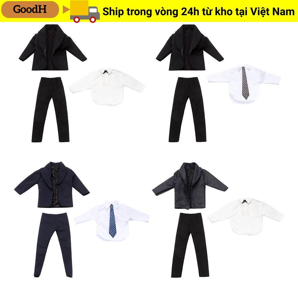 GOODH 11 Bộ 1 / 6 Quần Áo Búp Bê Nam, Mặc Hàng Ngày Đẹp Trai Phù Hợp Với Áo Sơ Mi Quần, 6 Phong Cách