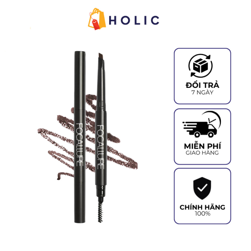 Chì Kẻ Mày Focallure Auto Brow Pen FA18 Hai Đầu 0.25g Chống Thấm Nước