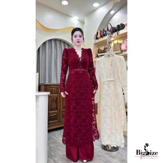 MẬP STYLE (47-90 KG) ÁO DÀI CÁCH TÂN, CHẤT REN THUN CAO CẤP, FORM ÔM NHẸ, GỌN DÁNG