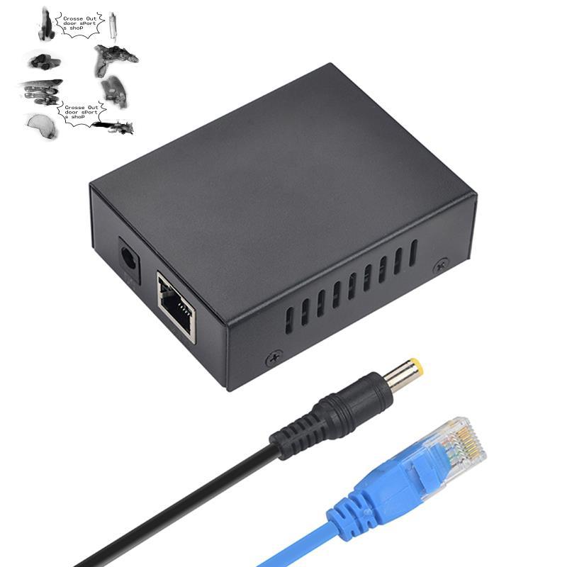 PS1248G Vỏ Kim Loại 60w DC Đầu Vào 4 Cặp 1000Mbps Tiêu Chuẩn 12V 4A 48W Gigabit PoE Splitter
