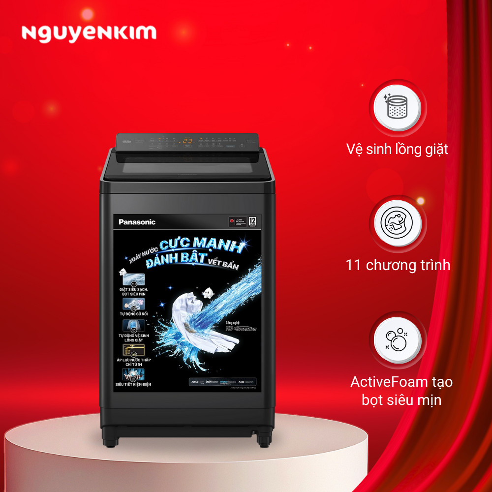 Máy giặt Panasonic Inverter 10.5 kg NA-FD105X3BV