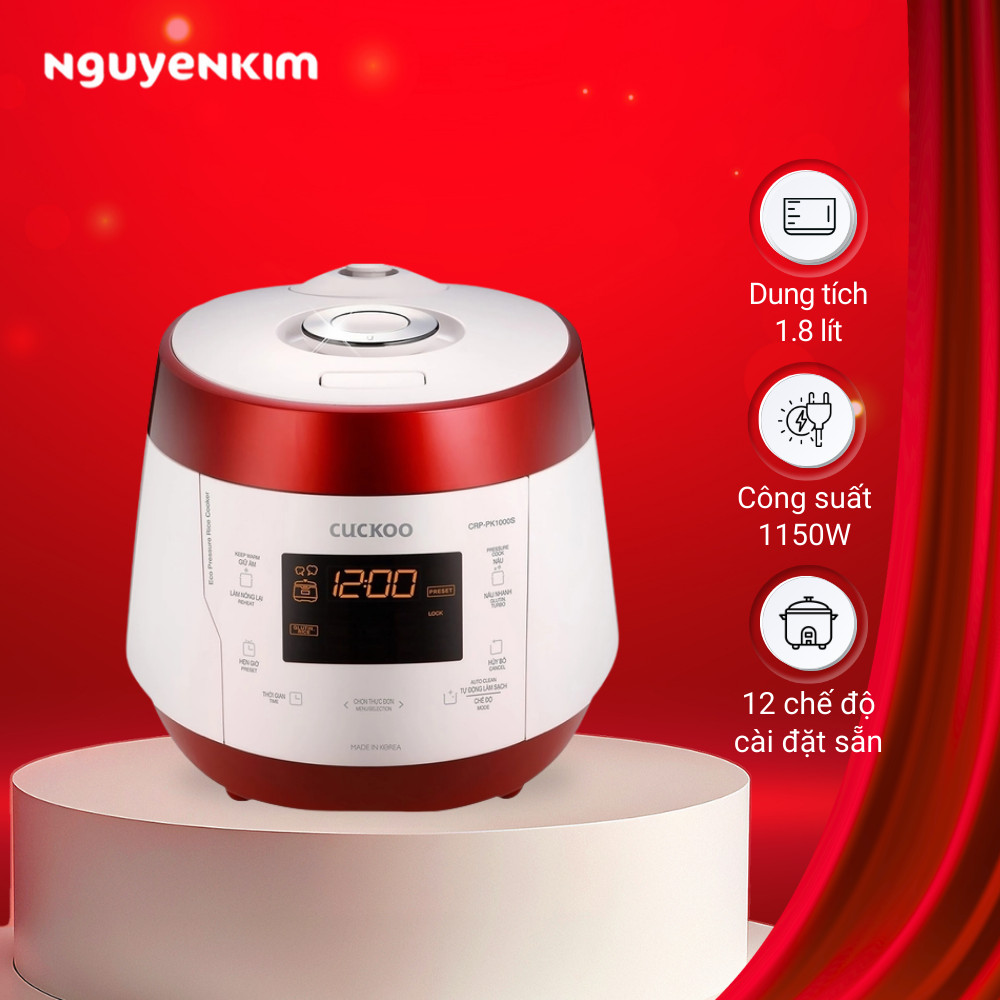 Nồi cơm điện Cuckoo 1.8 lít CRP-PK1000S