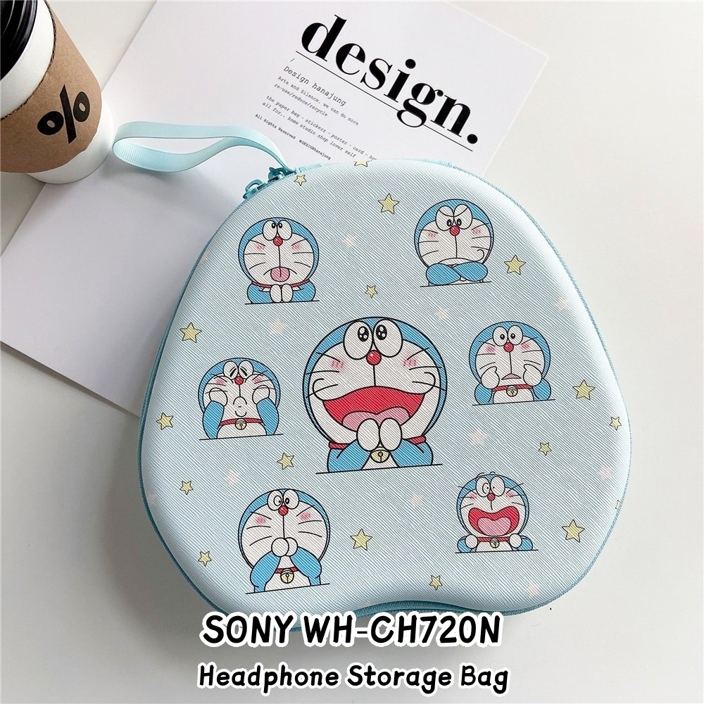 [Tùy chỉnh] Dành cho hộp đựng tai nghe SONY WH-CH720N Anime Họa tiết hoạt hình Túi đựng tai nghe EVA