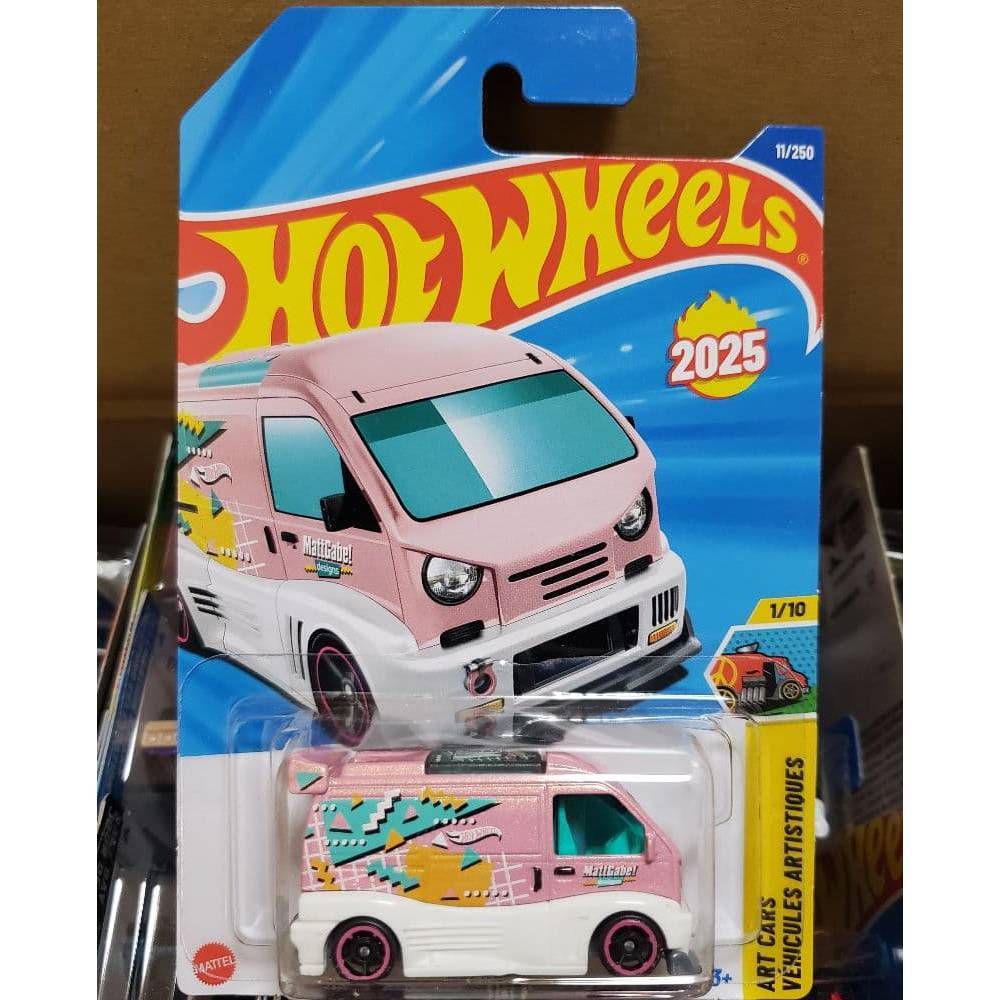 Xe mô hình sưu tầm JFN76 Hot Wheels Case Swap Pink- màu hồng dễ thương