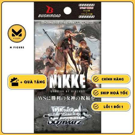 THẺ BÀI Goddessa of Victory: Nikke - Weiss Schwarz - Booster Pack (Bushiroad) PACK CARD CHÍNH HÃNG