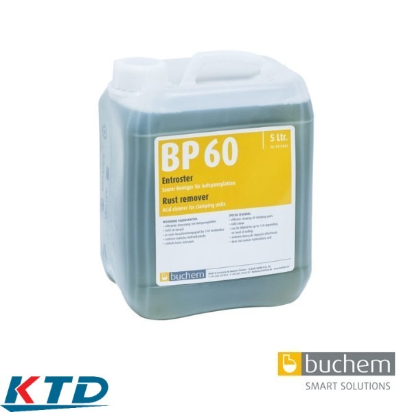 Hóa chất tẩy gỉ sét BP60 cho khuôn ép nhựa, máy ép nhựa chính hãng Buchem