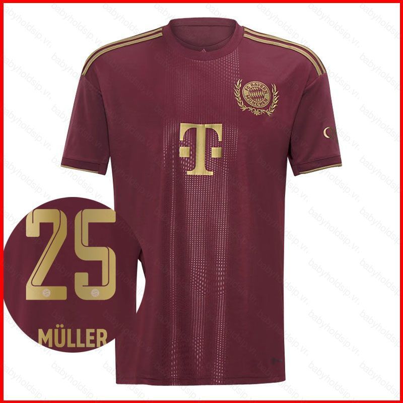 Áo bóng đá Bayern Munich 2022-23 phiên bản đặc biệt Oktoberfest cho Muller - Áo thun phù hợp mọi kíc