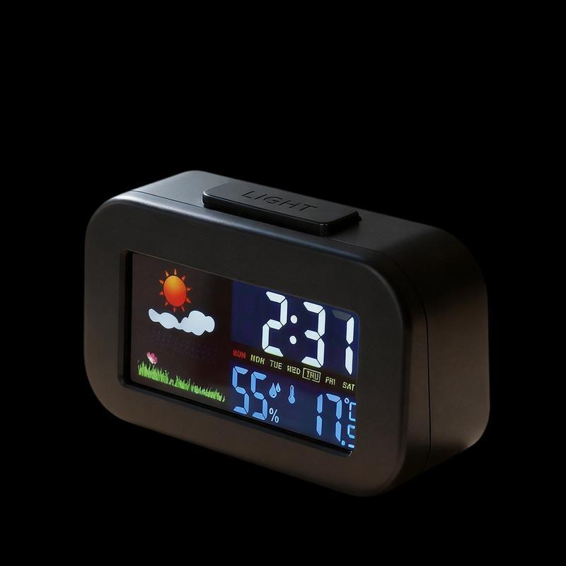 Onetimingstar Kids 'Balit Weather Station Clo: Màn hình màu sắc cho nhiệt độ & độ ẩm OTS