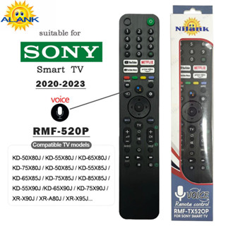 ALANK Giọng nói Remote Điều Khiển SONY Smart tivi  rmf-tx520p 4K 8K UItra HD YouTube NETFLIX prime video
