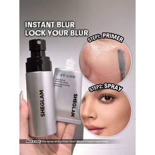 Xịt Khóa Nền SHEGLAM Kiểm Soát Dầu Giữ Lớp Nền Mờ Mịn Dưỡng Ẩm