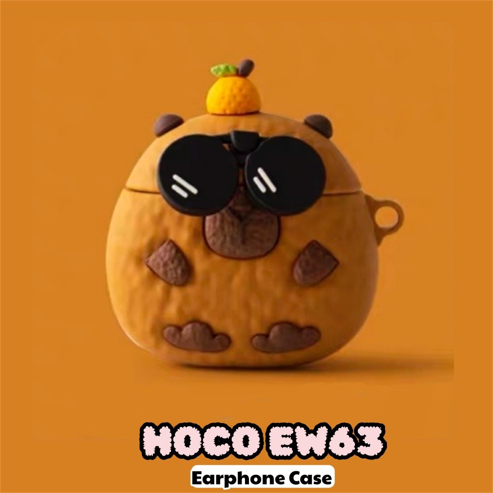 Dành Cho Vỏ HOCO EW63 Silicon Mềm Hoạt Hình Dễ Thương Charizard Tai Nghe Vỏ