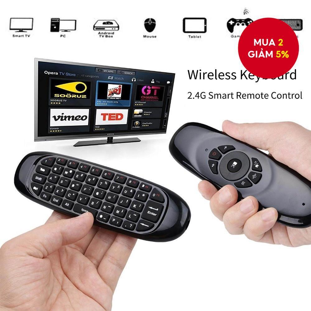 Bàn phím không dây chuột bay C120 Điều khiển từ xa đa năng