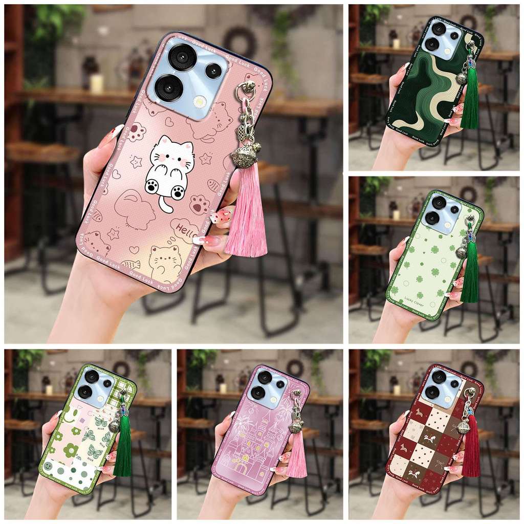 Ốp Điện Thoại Tua Rua Chuông Cho UMIDIGI G9 5G / G9C / G9T / G9A / Note90 / 90C / 90A Bảo Vệ Silicon