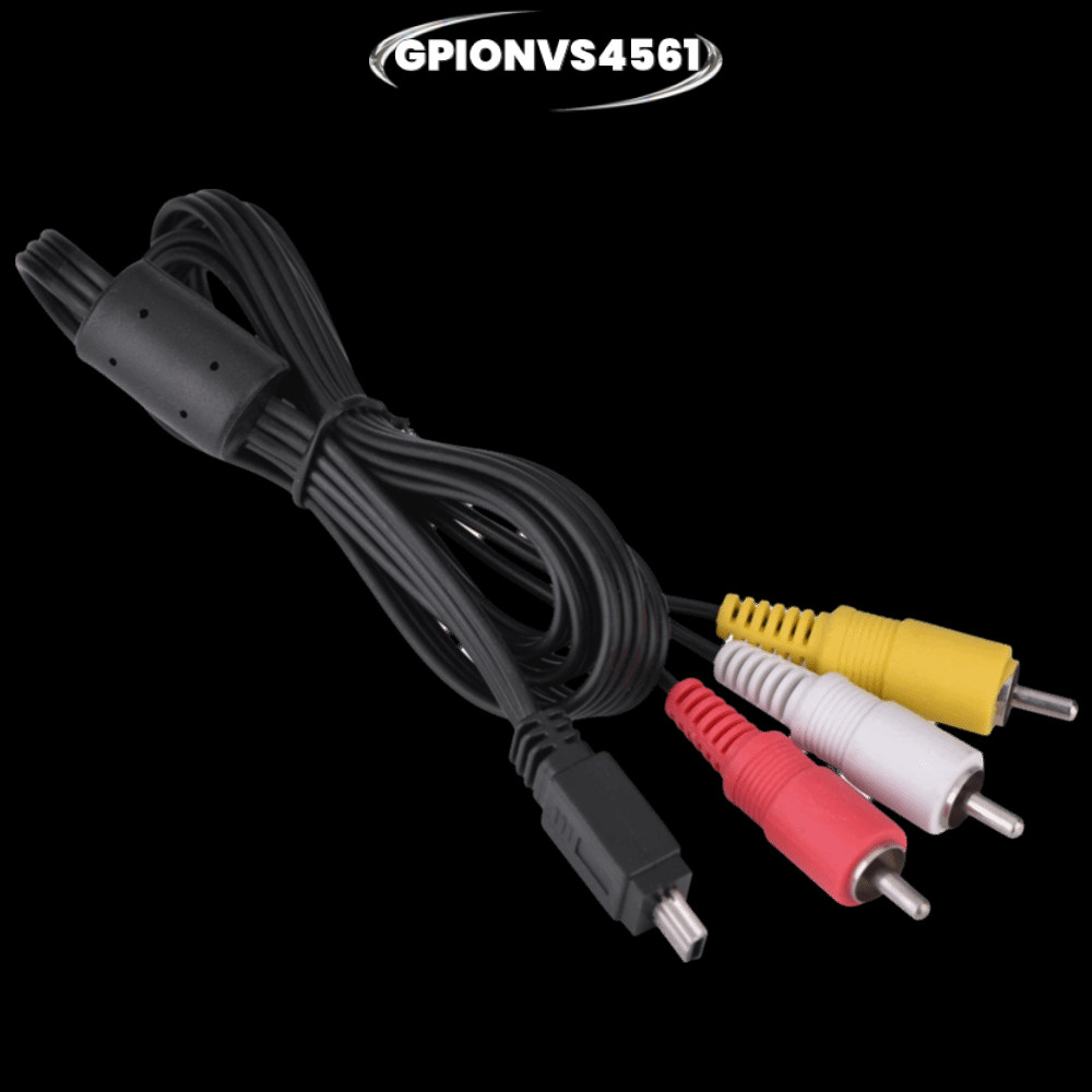 Cáp AV GPIONVS4561, Cáp Mini Demeras Chiều Dài 1,2M Tiện Lợi, Cắm Chơi Cáp AV Ổn Định Cho Máy Ảnh IX
