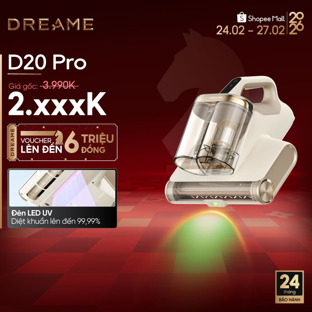 Dreame D20 Pro Máy hút bụi giường nệm