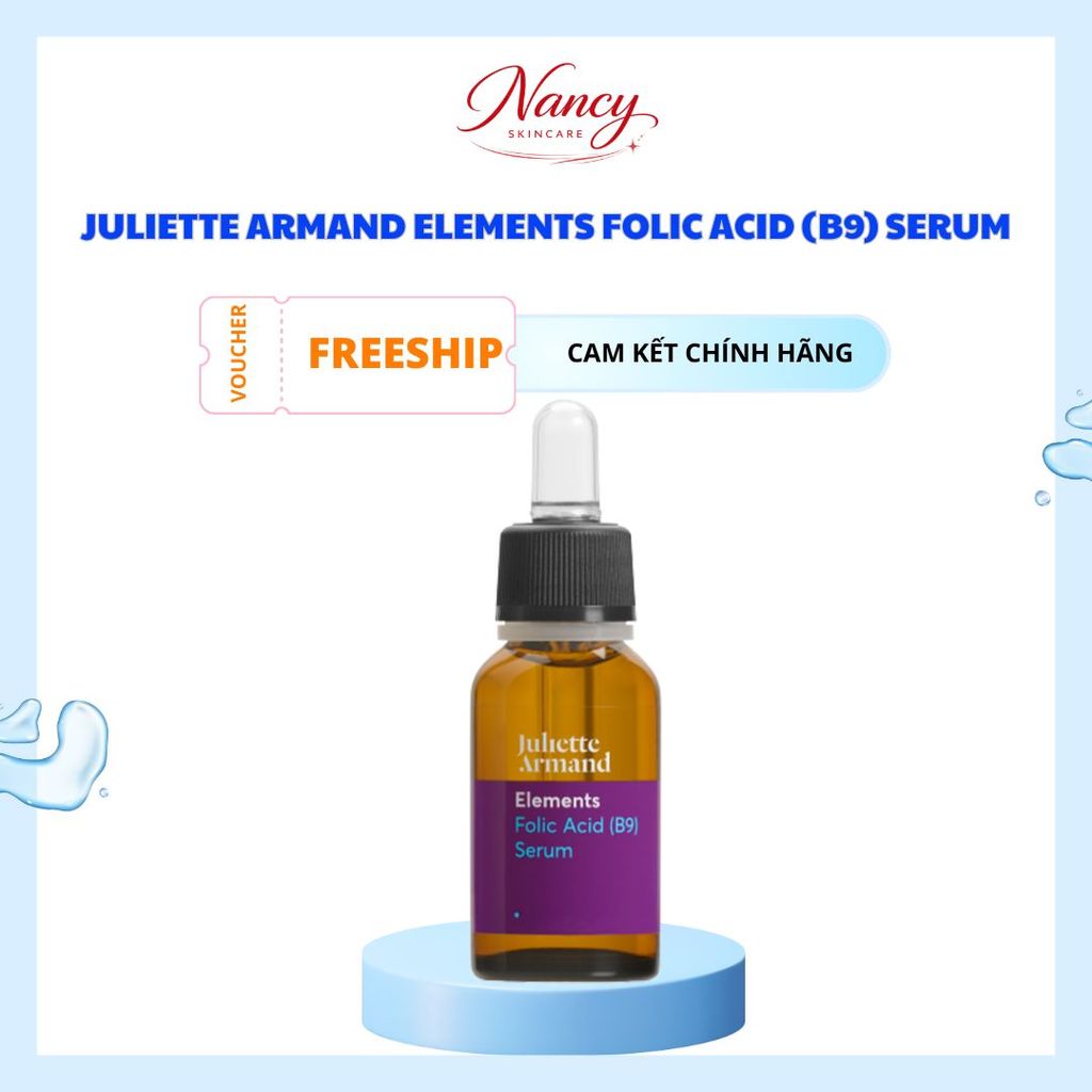 [HÀNG CÔNG TY] Tinh Chất Chống Kích Ứng Juliette Armand Elements Folic Acid (B9) Serum 55ml