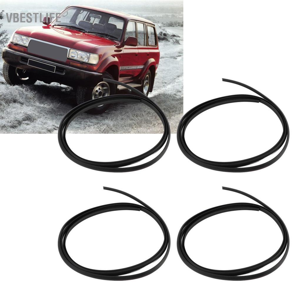 VBESTLIFE GOTOTOP Edge Viền 4 Bánh Xe Cao Su Đệm Thay Thế Cho Văn FJ80 HDJ80 HZJ80 FZJ80 80 Series 1