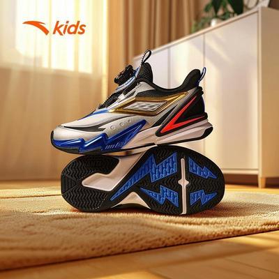 ANTA Kids Giày Chạy bộ Thể Thao Bé Trai Running Shoes Flying Knight 5.0 Đế EVA, Khóa Xoay Tiện Lợi 312449961H