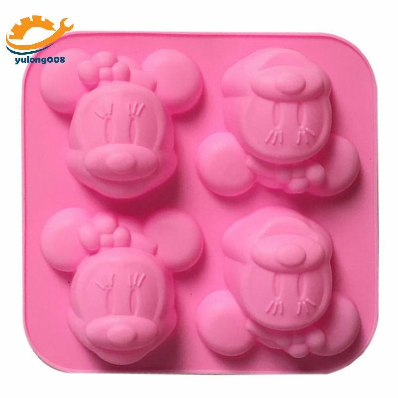 [MR] Khuôn silicon Minnie Miey Mouse Kitchen Baking DIY Tools TH