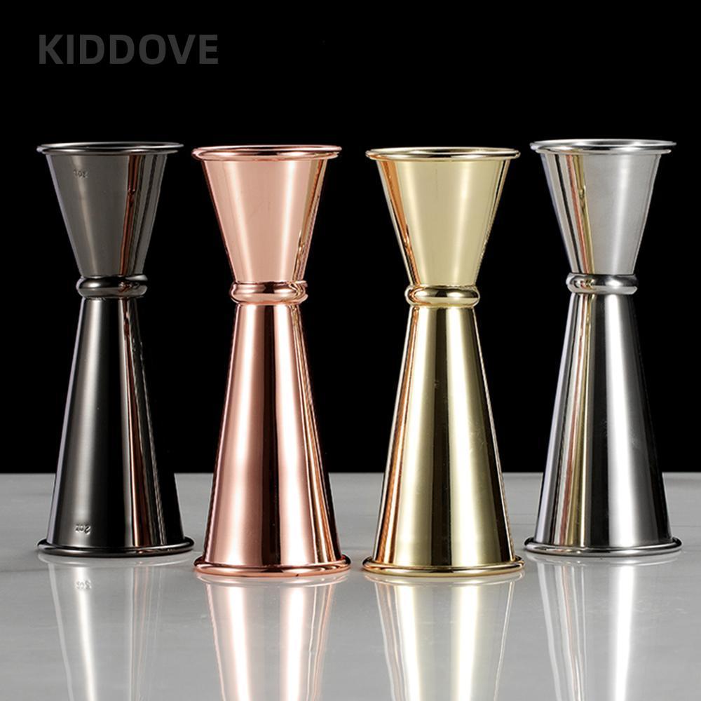 KIDDOVE 1oz 2oz Jigger Double Bartender Drink Measure Cup có thước đo bên trong