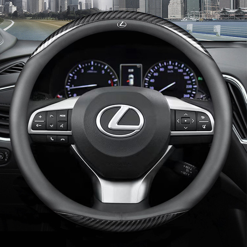 Bọc Vô Lăng Ô Tô 37CM-38CM Thích Hợp Cho Xe Lexus IS250 IS300 RX330 RX350 ES LS NX Xe Sợi carbon Vô 