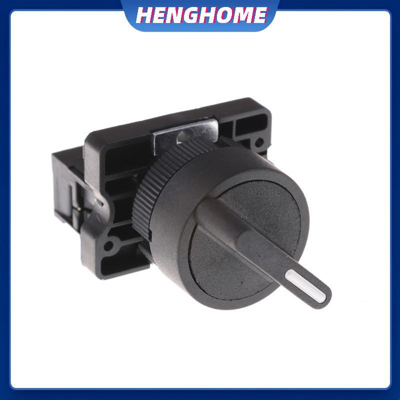 HENGHOME Mới Bật / Tắt 2 Vị Trí Xoay Chọn Công Tắc 1 NO 10A 600V AC XB2-ED21 EJ21 HENGHOME