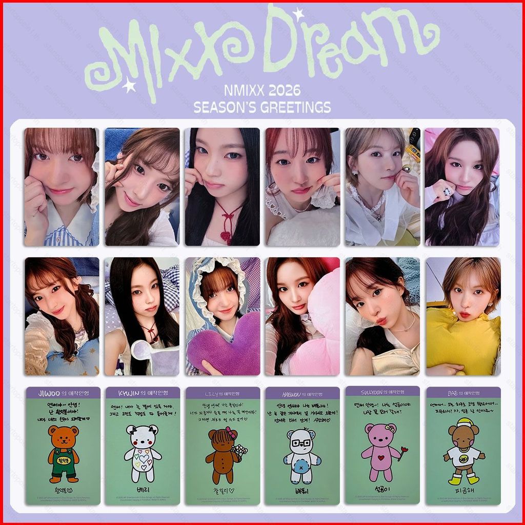 ST1 6 Cái / bộ NMIXX LOMO Card MÙA MÙA MÙA MIXX DREAM HAEWON Bưu Thiếp Bộ Sưu Tập Ngôi Sao Ngoại Vi 