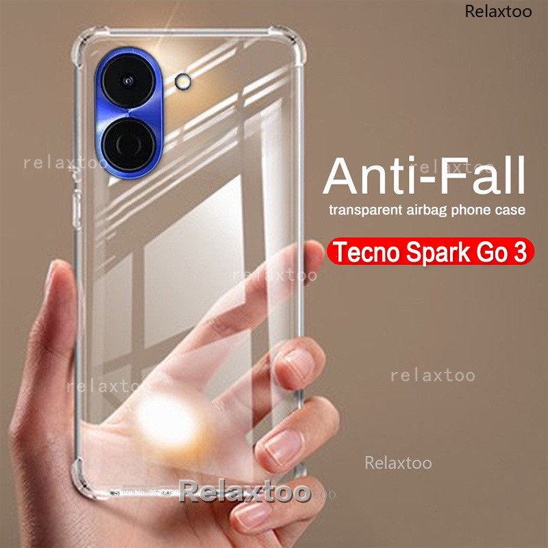 TECNO SPARK GO 3 2026 Vỏ Trong Suốt Cho Tecno Spark Go 3 Go3 s Pro 3s 3Pro Go3s SparkGo3s KN3 5G 4G 