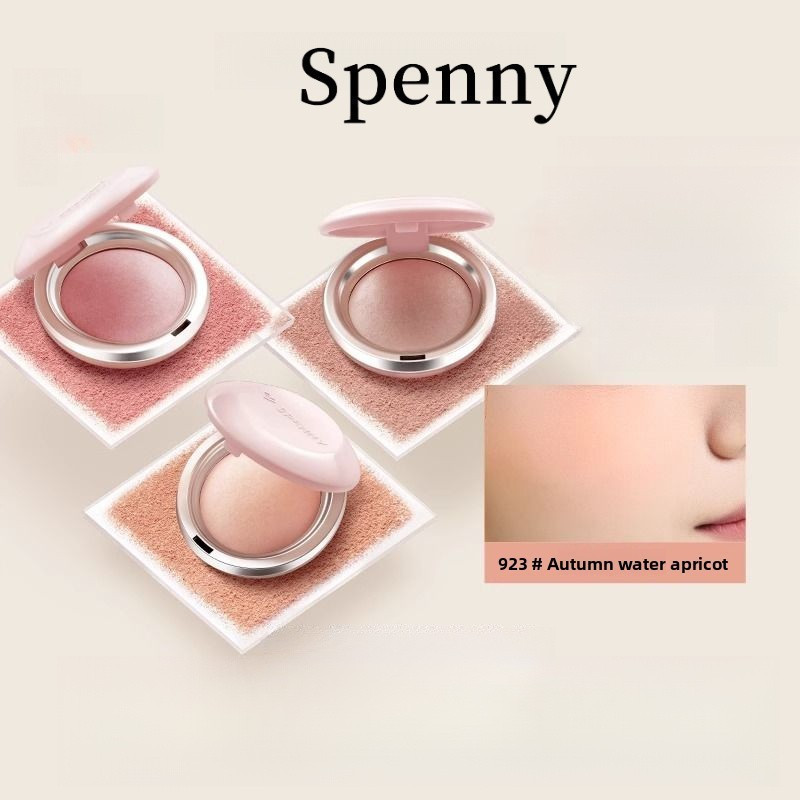 Bột Nướng Spenny Blush Sương Mù Mềm Tự Nhiên Thu Nhỏ, Mở Rộng Màu Sắc, Làm Sáng Da Mặt Spenny Phấn m