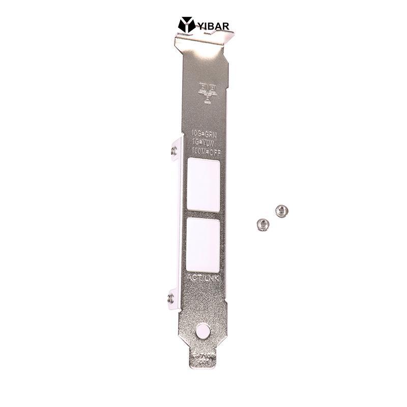 YIBAR Full Chiều Cao Hồ Sơ Braet Cho Intel x540-T2 dll 0K7H46 10G Vách Ngăn Ethernet Mới