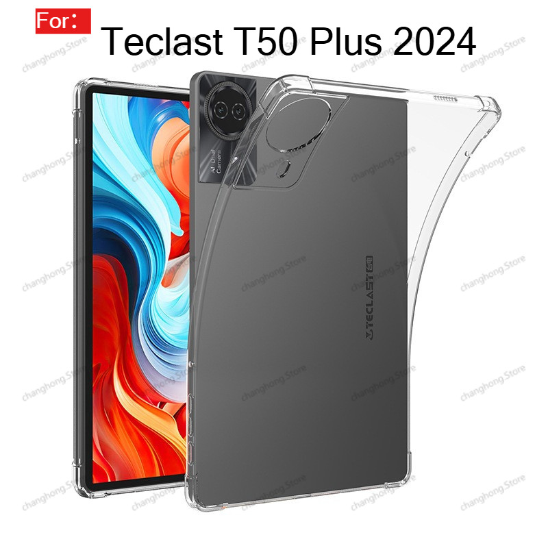 Funda Cho Teclast T50 Plus Ốp Lưng Silicon 11 "Trong Suốt Cho T50 Plus 2024 TPU Coque Chống Rơi