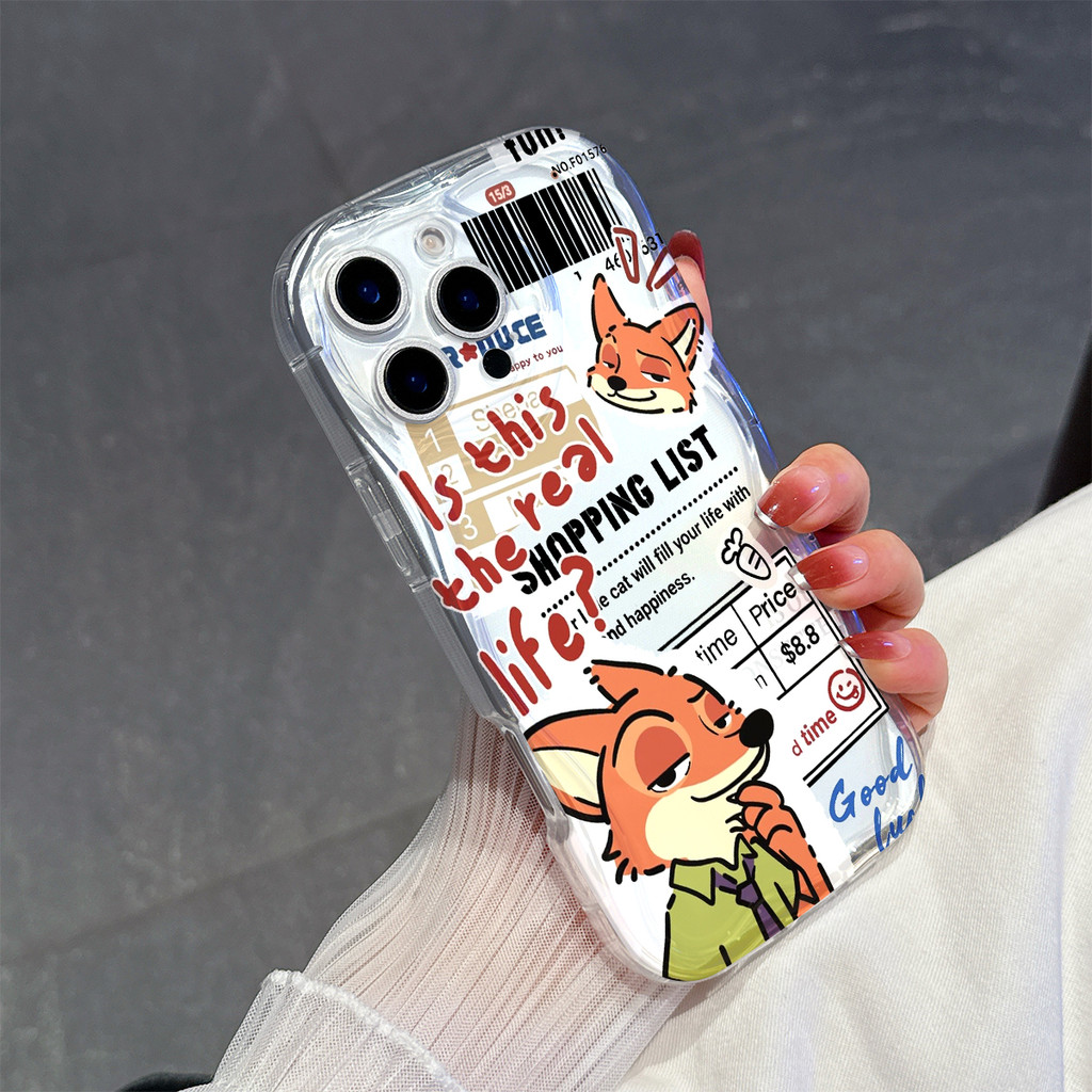 Zootopia Nick Wilde ốp lưng iPhone for 11 case iPhone 16 plus 13 pro max 8plus cover 15pro soft case
