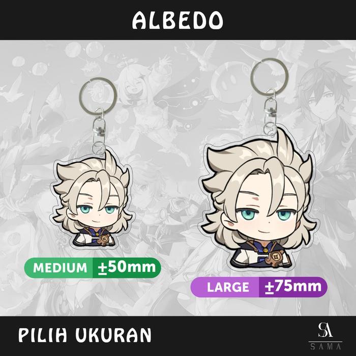 Genshin Impact - Gantungan Kunci Akrilik 3mm - Hiasan Tas Souvenir Merchandise Game Genshin Hoyovers