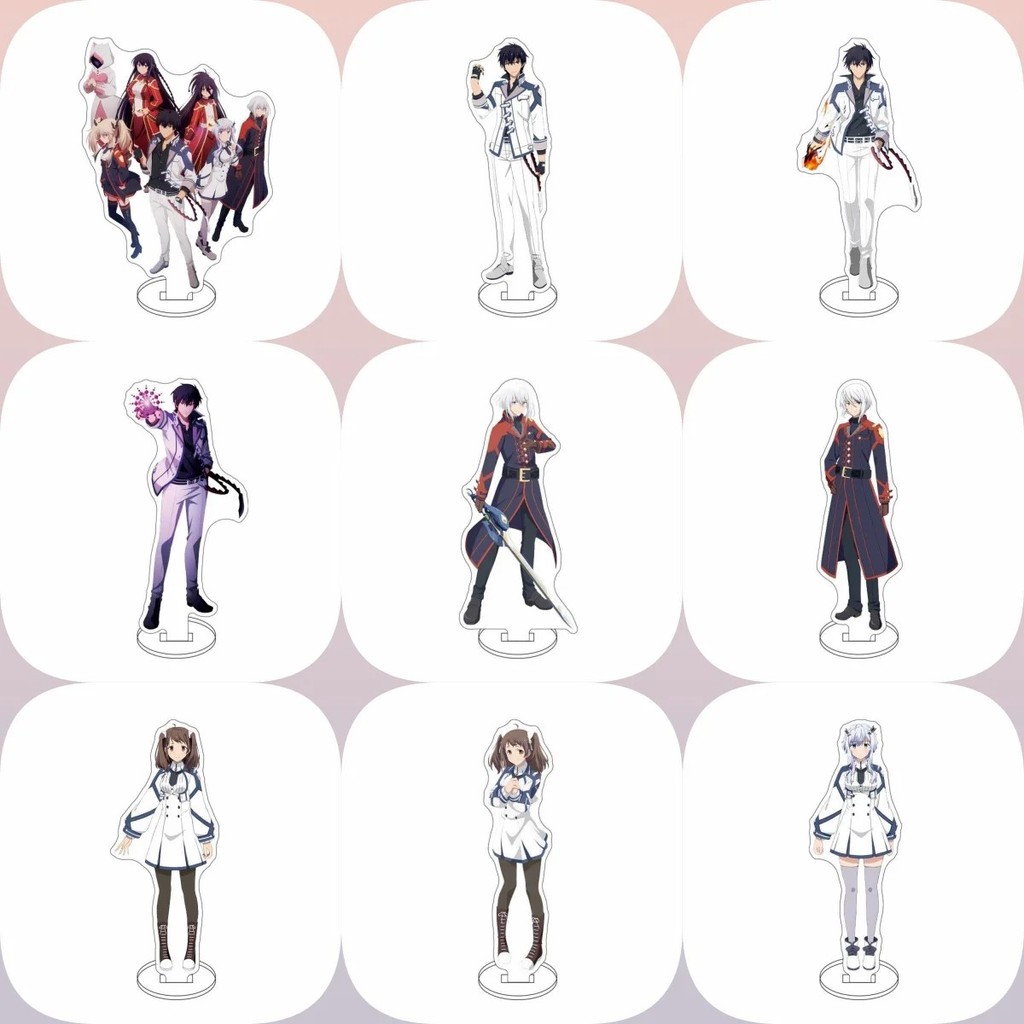 Standee Anime Ma Vương Học Viện The Misfit of Demon King Academy Mô Hình Mica Anos Voldigoad Trang T