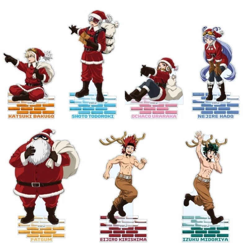 Standee My Hero Academia mô hình anime Boku no Hero Academia mica trang trí bàn học Deku Bakugo Todo