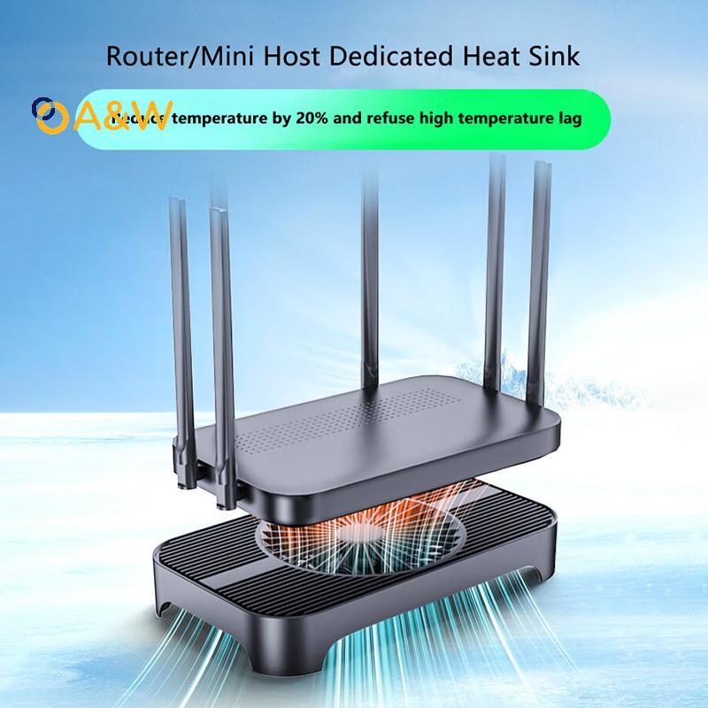A & W USB Router Cooler Braet Cho Mini PC Wifi Router Modem TV BOX STB Di Động Đĩa Cứng Laptop Quạt 