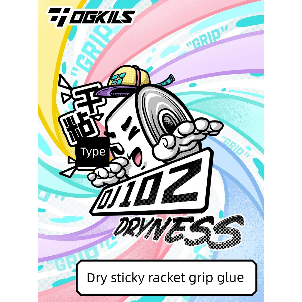 quấn cán vợt cầu lông yonex quấn cán vợt Chính Hãng OGKILS Vợt Cầu Lông Tay Keo DJ102 Chống Trơn Trư