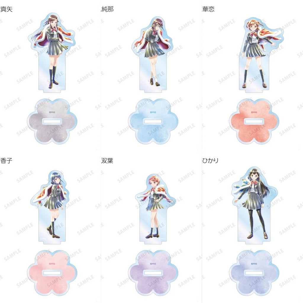 Mô hình Standee anime Revue Starlight 15cm mica acrylic trang trí bàn học quà tặng fan anime Shoujo 