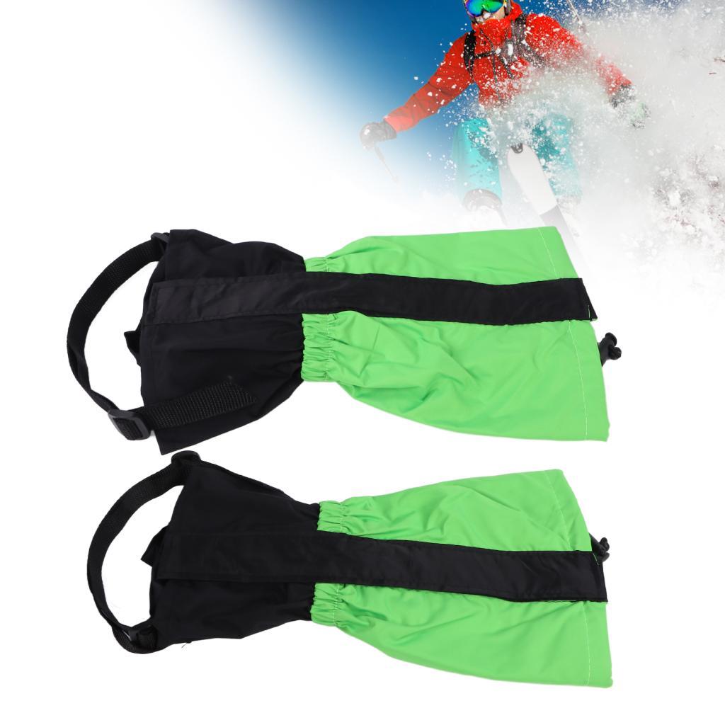 Icegg ANGGREK Có Thể Điều Chỉnh Chân Trẻ Em Chống Gió Cát Chống Gió Trẻ Em Boot Gaiters (Cam 12,2 in