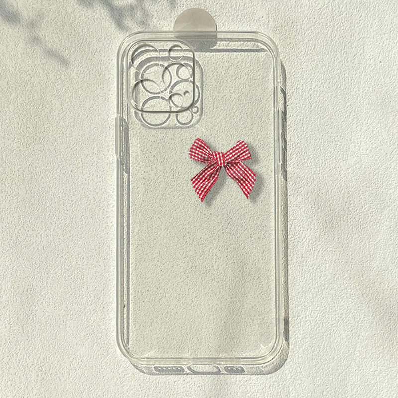 Nơ Đơn Giản Thích Hợp Cho Apple 15 / 14promax Ốp Điện Thoại Xiaomi 12 Huawei nova9 Glory 60 One Plus