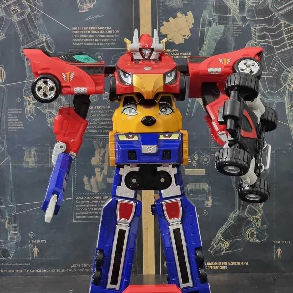 robot ô tô cơ động (go-onger) Đồ Chơi Mô Hình Toy Voi