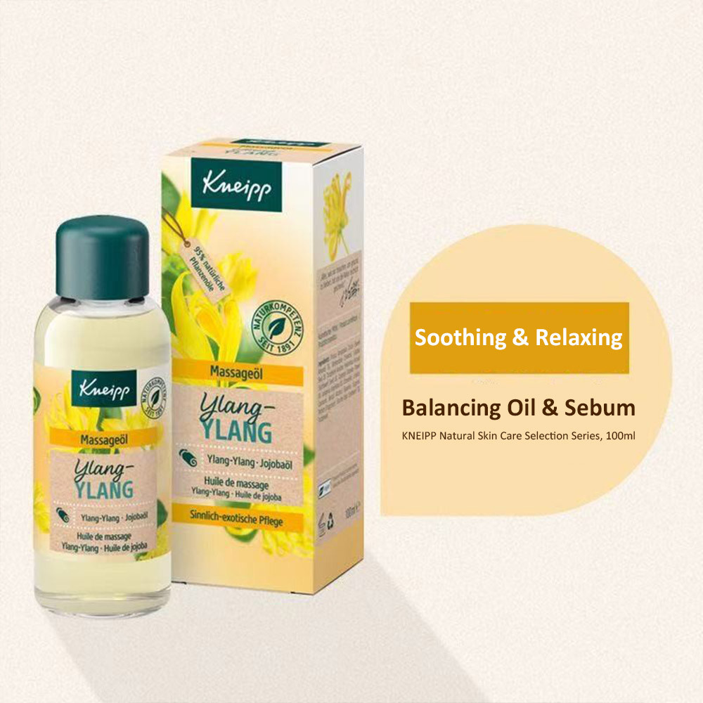 KNEIPP Ylang-Ylang Massage Oil Wild Rose Body Oil BIO REGENERATING 100ml