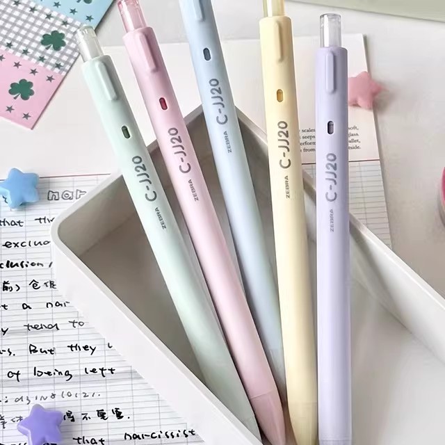 Bút mực Zebra JJ20 Cloud Gel – Màu sắc mềm mại & Thiết kế kháng khuẩn