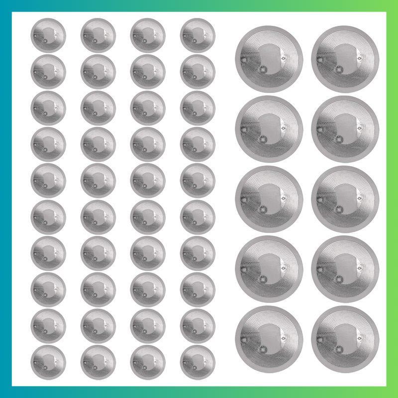 Ntag216 Miếng Dán Ntag216 Thẻ 216 Thẻ Ntag216 Thẻ 13.56Mhz Nhãn Dán 888 Byte Bộ Nhớ tukxymglda7c