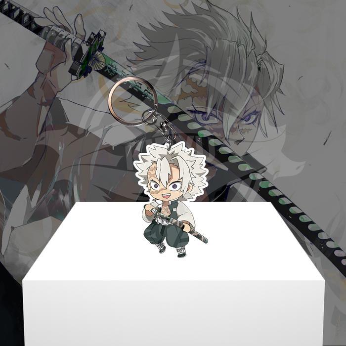 Gantungan Kunci Anime Kimetsu no Yaiba - Shinazugawa Sanemi - Ganci Akrilik - Keychain Acrylic - Shi