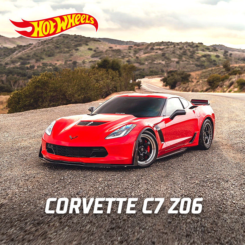 Xe hợp kim Corvette Corvette Corvette C7 Z06 Xe đồ chơi chuyển đổi mui trần