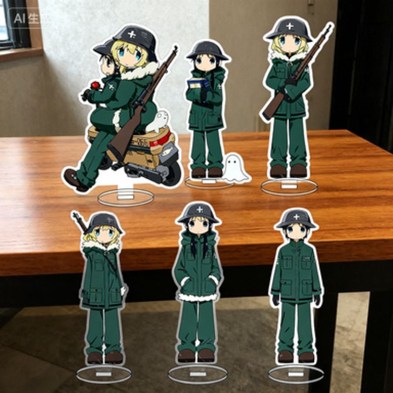 Anime The Girl’s Last Decorates the tabletop Gift Collection Acrylic stand standing Tour Young girl'