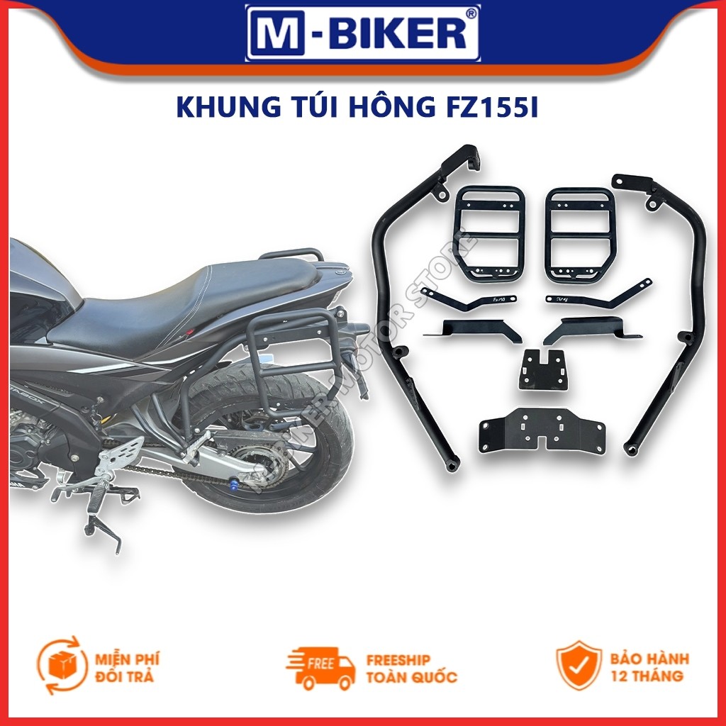 Baga hông Fz155, Khung treo túi hông Fz155, Khung đỡ túi hông Fz155 không có mặt baga sau
